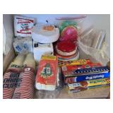 NEW PAPER PRODUCTS, CUPS, PLATES, NAPKINS, TIN