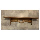 COAT RACK WALL SHELF