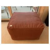 LARGE SQUARE POOF OTTOMAN