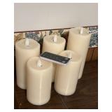 5 PIECE BATTERY OP CANDLES