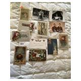 1909 POSTCARD AND OTHER INCL. CHRISTMAS