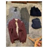 FLEECE JACKETS, SWEATPANTS, FLEECE VEST, WIND