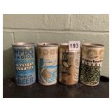 BEER & COKE CANS OPENED STEELERS & PENGUINS