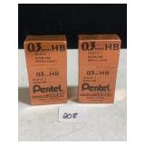 PENTEL LEAD REFILLS 0.3MM 1 DOZEN TUBES