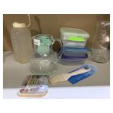 FOOD STORAGE CONTAINERS, WATER PITCHER