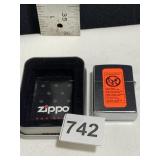 ZIPPO LIGHTER NEVER USED RAISED LION HEAD IN OB