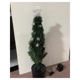 LED FIBEROPTIC TREE, 37" H