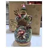 JIM SHORE RED ON SNOWY WHITE IN BOX