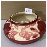 KELSEY PILGRAM SIGNED CASE GLASS VASE SEE