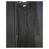 CALVIN KLEIN BLACK LONG SLEEVE SWEATER KNIT DRESS