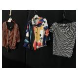 DAMEE SIZE MED LADIES BUTTON FRONT SHIRT