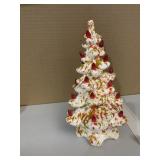 CERAMIC CHRISTMAS TREE NO LIGHT FOR BASE