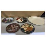 CAT PLATES ROYAL COPENHAGEN, PFALTZGRAFF PLATE