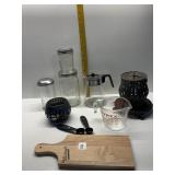 CUTTING BOARD, STONE SIDE CANDLE HOLDER, CANNING