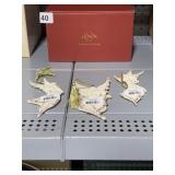 LENOX ANGEL ORNAMENTS SET OF 3 $43.00