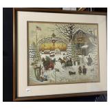 FRAMED CHARLES WYSOCKI 7566/11000 SIGNED LL