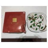 LENOX GLASS PLATE IN OB