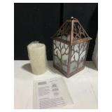 NEW BRONZE FINISH LIGHT W/ BATTERY OP CANDLE TREE