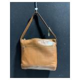BROWN THE SACK LEATHER PURSE NEW INNER ZIPPER