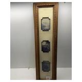 24" L FRAME W/ 3 PRINTS