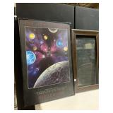 PICTURE FRAME W/ CORRECT SIZE GLASS, RICKERSON
