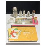 GLITTER, WATER PAINT, CONSTRUCTION PAPER