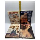 1975 PLAYBOY MAGAZINES