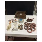 HERSHEYï¿½S COCO BOX, PLASTIC BASEBALL FIGURINES