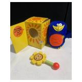 BE HAPPY BLUE BIRD, FISCHER PRICE RATTLE