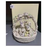 LENOX EASTER MORNING BUNNY BASKET