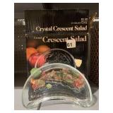 CRYSTAL CRESCENT SALD DISH IN OB