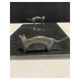 CAT HANDLE SERVING TRAY BY MICHAEL ARAM