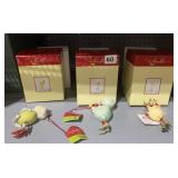 LENOX KUNKLEï¿½S ORNAMENTS IN OB