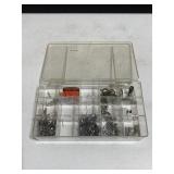 PLASTIC ORGANIZER WITH NAILS, ETC.