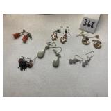 HALLOWEEN AND OTHER EARRINGS SOME STERLING POST