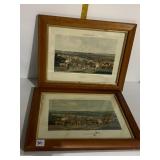 THE QUORN HUNT " THE MEET" 18.5" X 14.5"