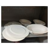 CASUAL ELEGANCE SERVING DISHES W/ LIDS