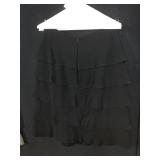 ANN TAYLOR SKIRT SIZE 6 TRIACETATE BLACK BCBG MAX