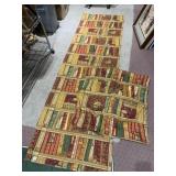 PIECES OF FABRIC 30" X 99" WITH VELCRO & CARD