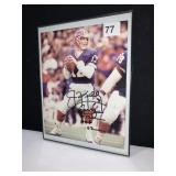 JIM KELLY HOF BUFFALO BILLS AUTOGRAPHED FRAMED