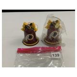 LOT OF 2 WASHINGTON REDSKINS DANBURY MINT 2004