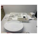 DRAWER ORGANIZER, PLASTIC PLATES ETC.