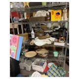 CONTENTS OF CART NOT CART, VASES, NEW ANIMALS,