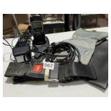 WORK GLOVES, MOTOROLA PHONE