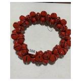 RED HOLIDAY BELL WREATH