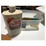 TEAK CLEANER AND SCRUB BRUSHES