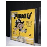 1960 PIRATES WORLD SERIES PROGRAM UNSCORED ABOVE