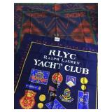 RALPH LAUREN YACHT CLUB COTTON SCARF AND