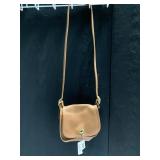 BROWN COACH BAG W/ ADJ. SHOULDER STRAP