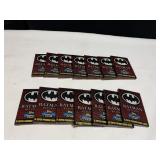 14 UNOPNED PACKS 1991 TOPPS BATMAN RETURNS